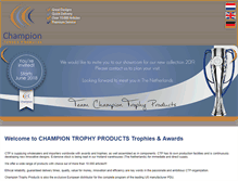 Tablet Screenshot of championtrophyproducts.com